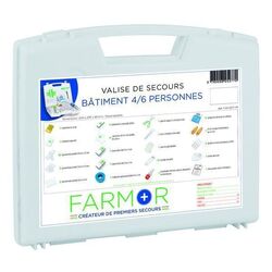 Valise secours BATIMENT 4/6 PERSONNES SENAS