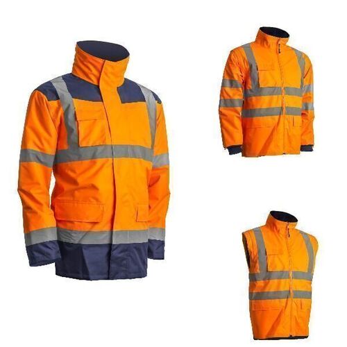 PARKA 4 EN 1 KANATA HI-VIZ ORANGE/MARINE