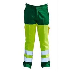 PANTALON HV EN20471 VERT/JAUNE PANTALON HV EN20471 VERT/JAUNE