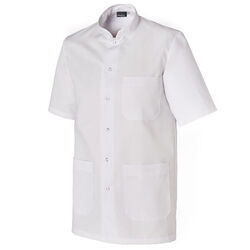 Tunique Homme Col Officier MC Blanche Tunique Homme Col Officier MC Blanche