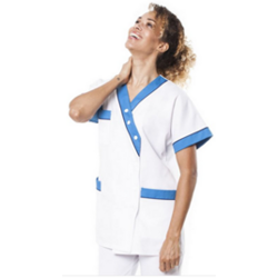 Tunique Femme MC Timme Liseré Turquoise Tunique Femme MC Timme Liseré Turquoise