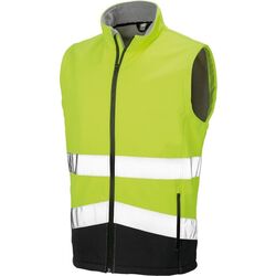 GILET SOFTSHELL HV JAUNE FLUO GILET SOFTSHELL HV JAUNE FLUO