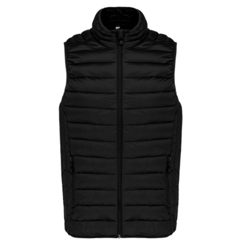 DOUDOUNE HOMME NOIRE SANS MANCHES