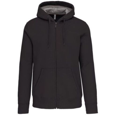 Sweat-shirt zipp&eacute; capuche unisexe