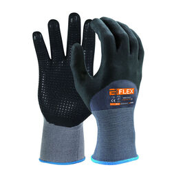 Gants de manutention E-FLEX NITRILE 3/4 PICOTS SENAS