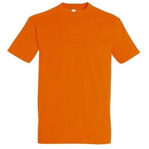 T-SHIRT COTON MC IMPERIAL ORANGE