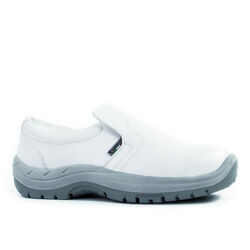 Mocassins de s&eacute;curit&eacute; homme PLUTONE S2 SRC BLANC SENAS