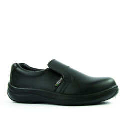Mocassins de s&eacute;curit&eacute; femme EBANITE S2 SRA NOIR SENAS