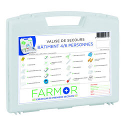 Valise secours BATIMENT 4/6 PERSONNES SENAS